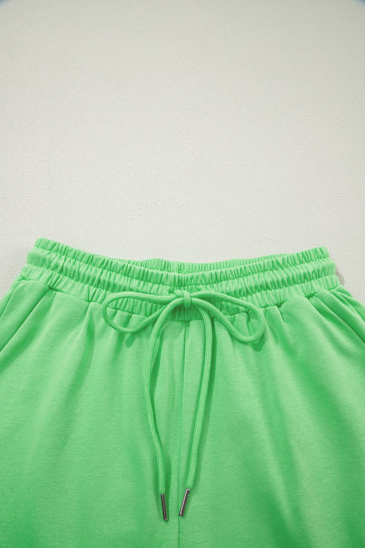 Puffy Loose Top Drawstring Shorts 2pcs Outfit- 3 COLOR OPTIONS