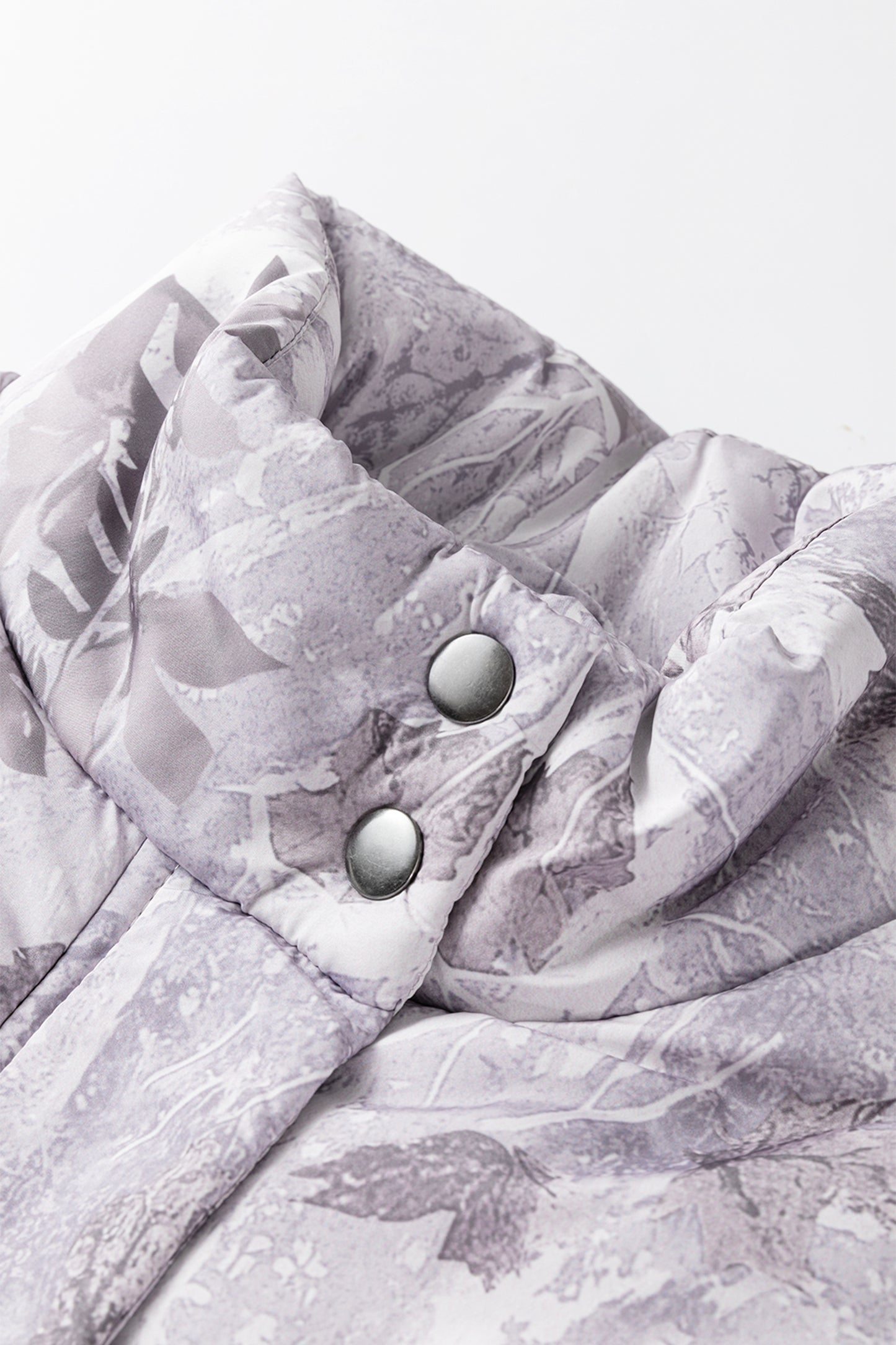 Camo Leaf Print Winter Puffer Vest -2 COLOR OPTIONS