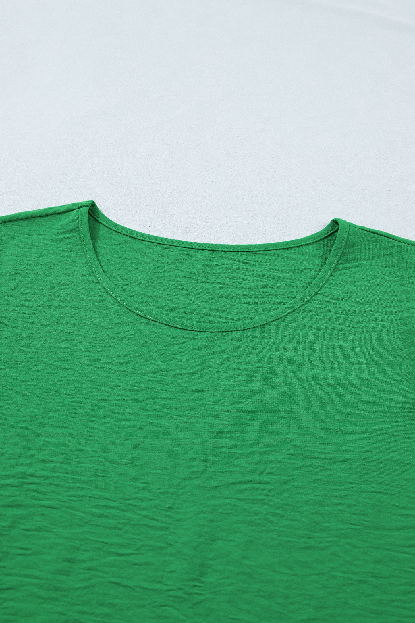 Ruffle Trim Short Sleeve Blouse -2 COLOR OPTIONS