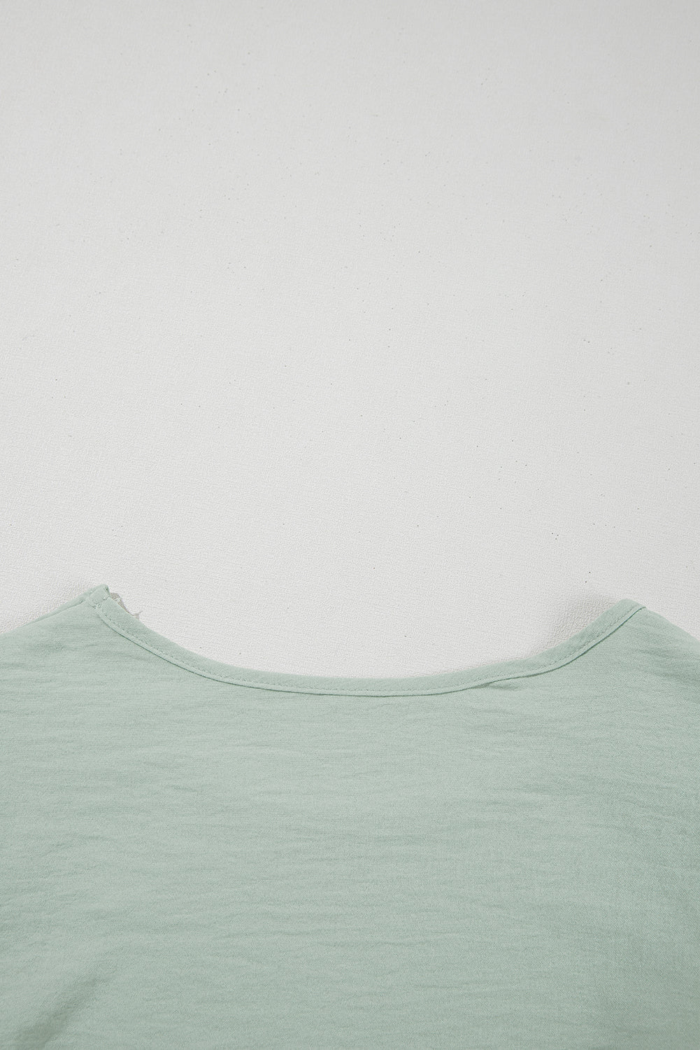 Solid Color Ruffle Sleeve Crinkled Blouse -2 COLOR OPTIONS