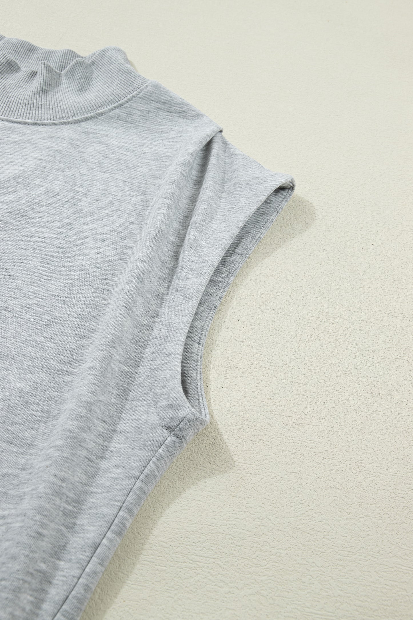 Solid Color High Neck Cap Sleeve Loose Top- 8 COLOR OPTIONS