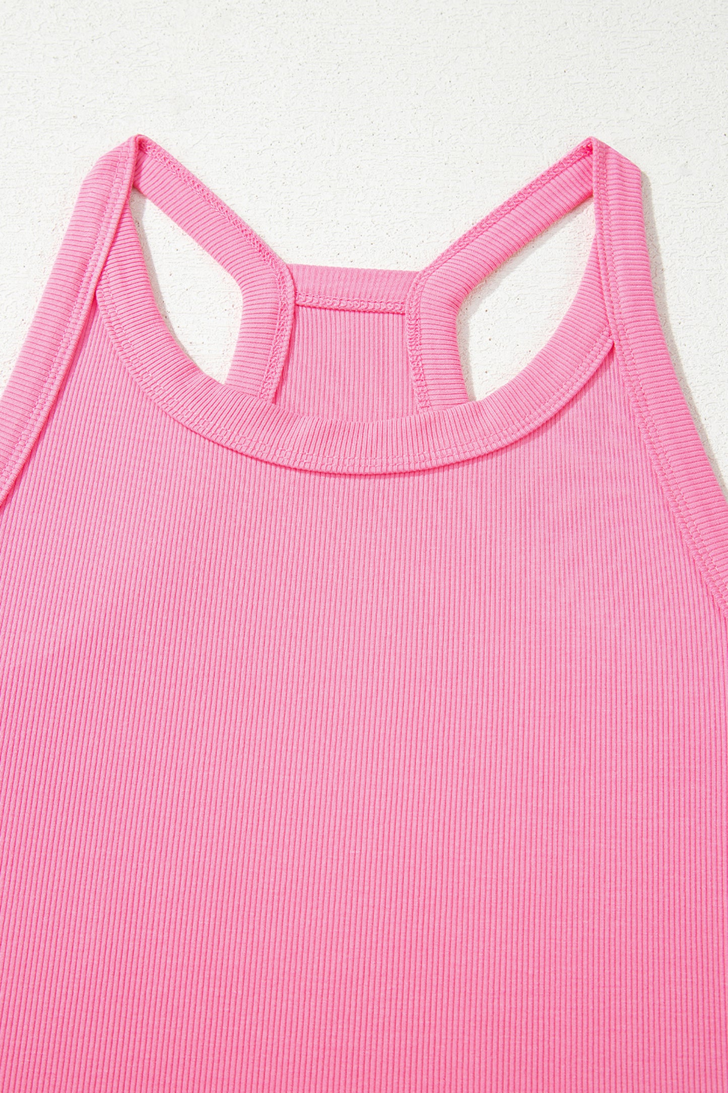 Slim Ribbed Tank Top and Sweatpants Set -3 COLOR OPTIONS