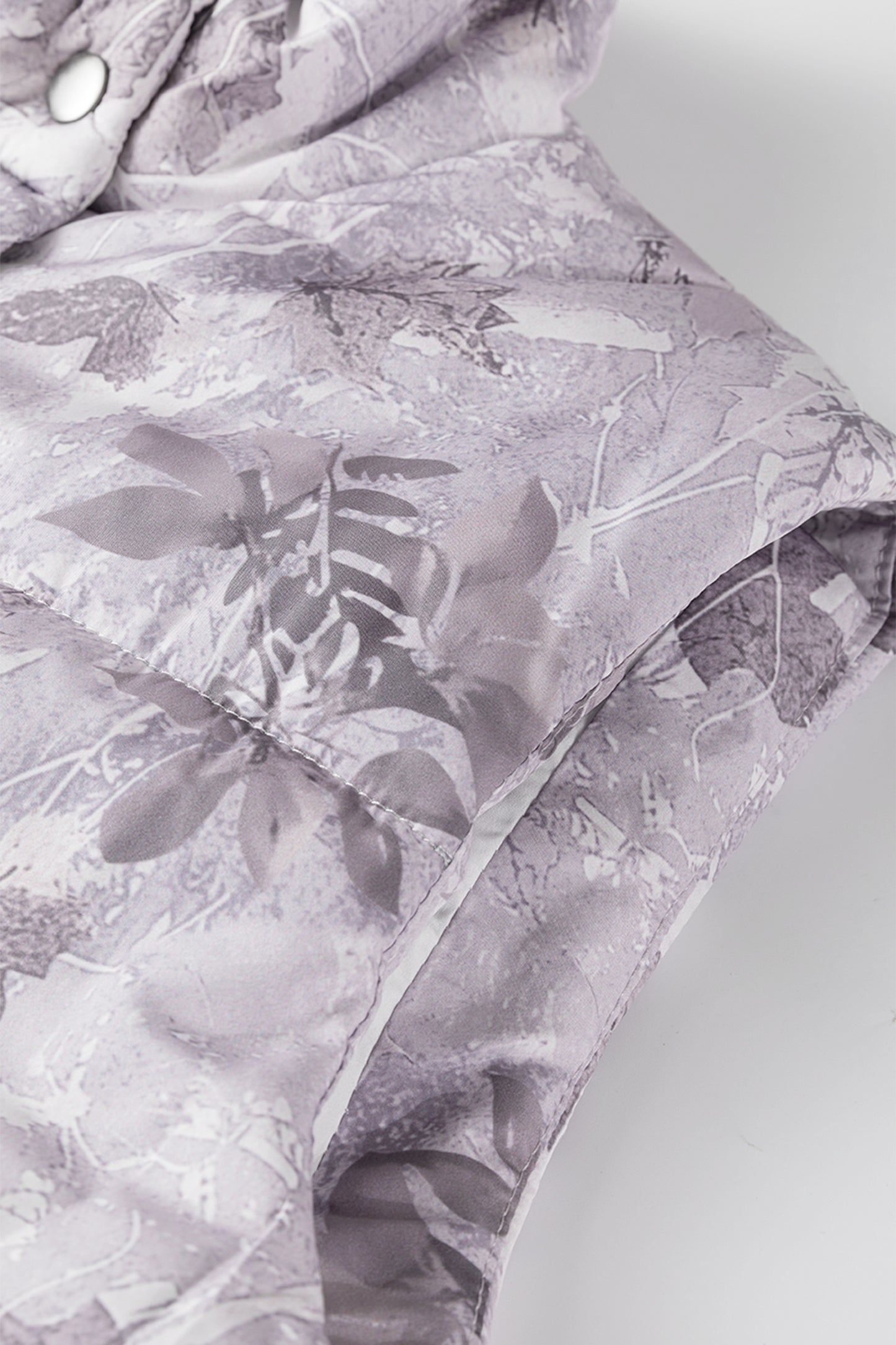 Camo Leaf Print Winter Puffer Vest -2 COLOR OPTIONS