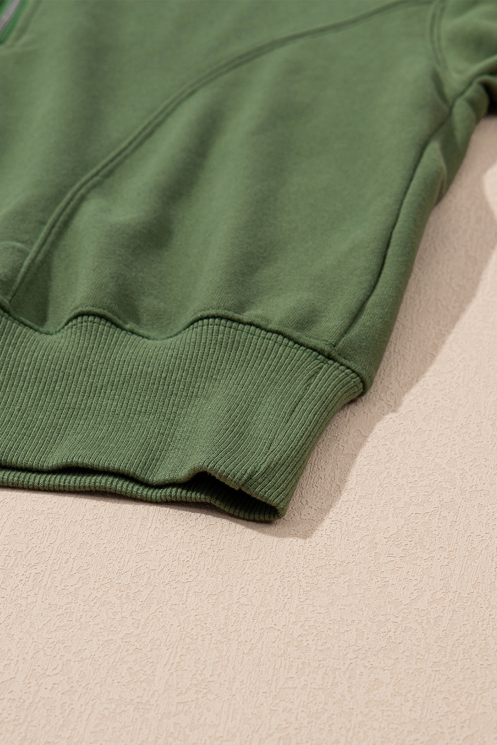 Vineyard Green Half Zip up Pullover Active Top and Joggers Set