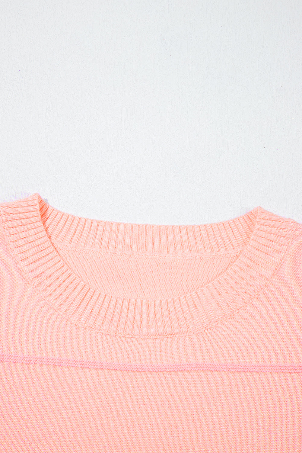 Striped Half Sleeve Drop Shoulder Sweater -3 COLOR OPTIONS