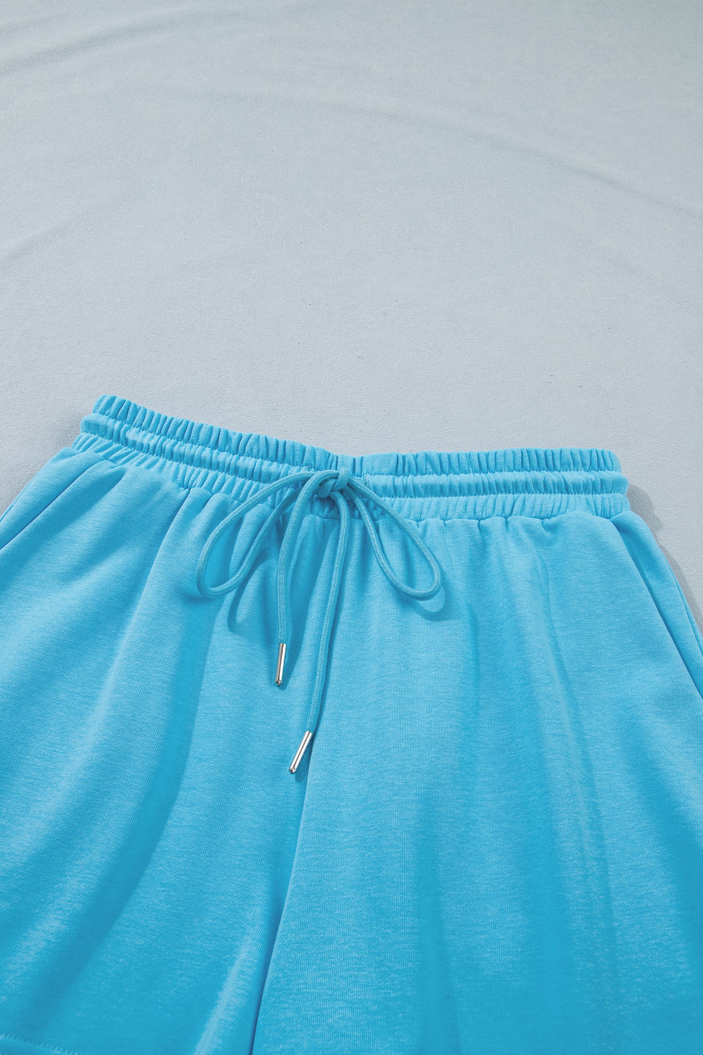 Puffy Loose Top Drawstring Shorts 2pcs Outfit- 3 COLOR OPTIONS