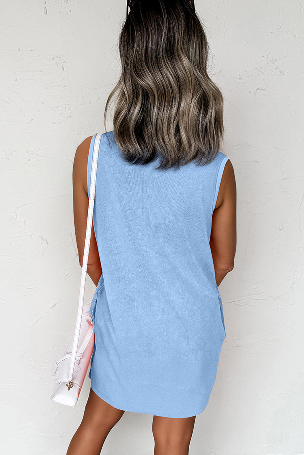Beau Mineral Wash Pocket Tank Mini Dress -3 COLOR OPTIONS